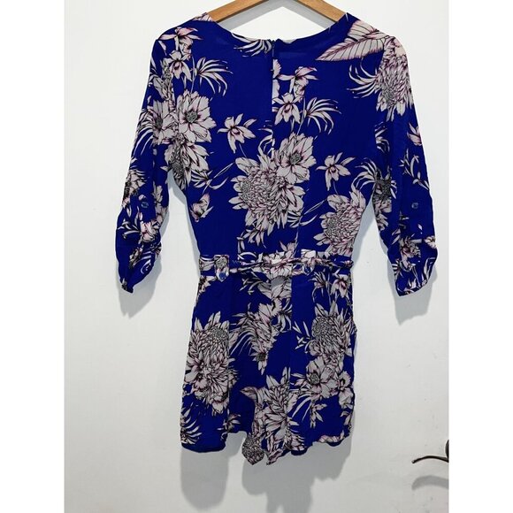 Yumi Kim Liz Rompe in French Rose Royal BLue Women's Size Medium - Picture 5 of 11